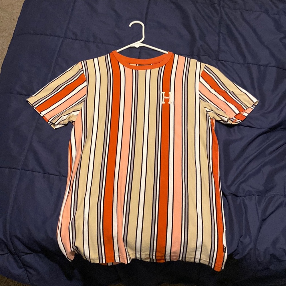 Striped HUF Tee-Shirt Size Medium